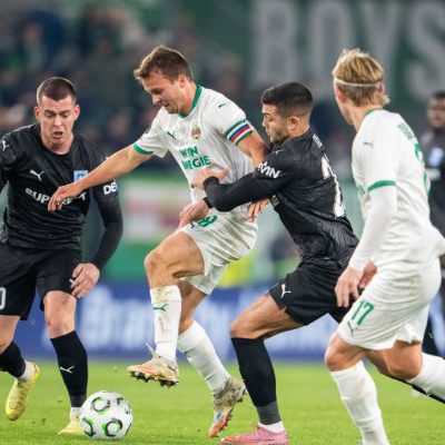 Kaum ein Durchkommen für die Rapidler