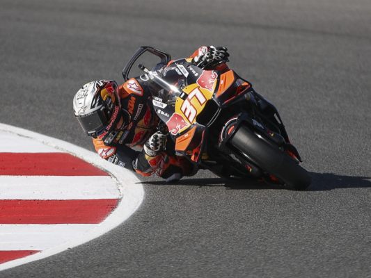 KTM-Fahrer-Acosta-im-MotoGP-Sprint-von-Portimao-Zweiter
