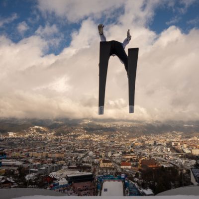 Diesen Ausblick werden auch die Skispringerinnen bald genießen