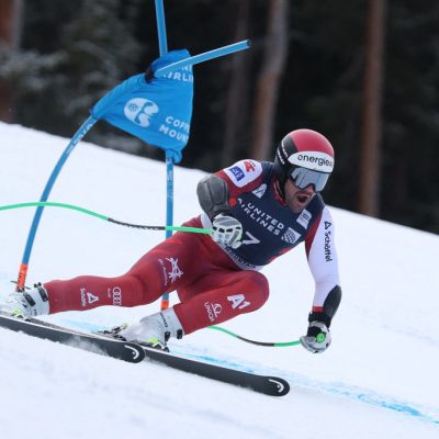 Vincent Kriechmayr mit starker Fahrt auf über 3.000 m Höhe