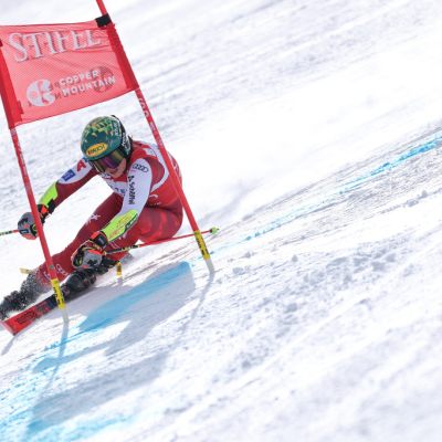 Scheib in Copper Mountain auf dem Podest