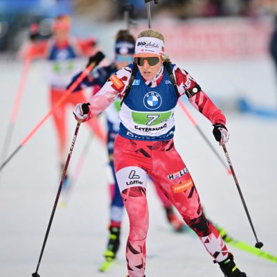 Lisa Hauser zeigte mit Simon Eder eine solide Leistung