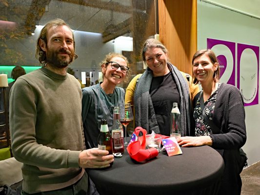Das aha-Team freute sich mit zahlreichen Gästen über 20 erfolgreiche Jahre aha in Bludenz.