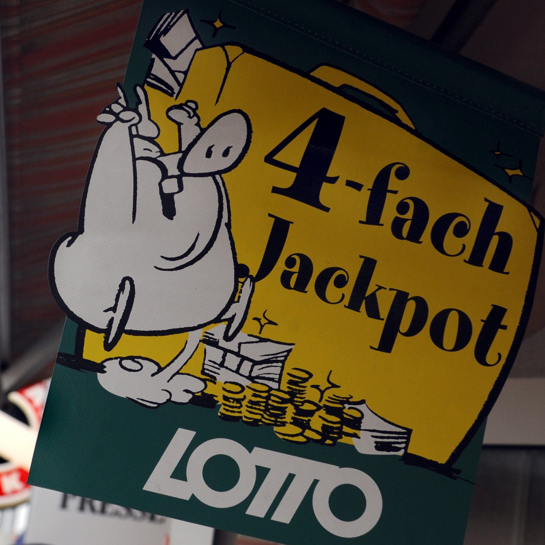 Ein Lotto-Vierfachjackpot wartet am Mittwoch.