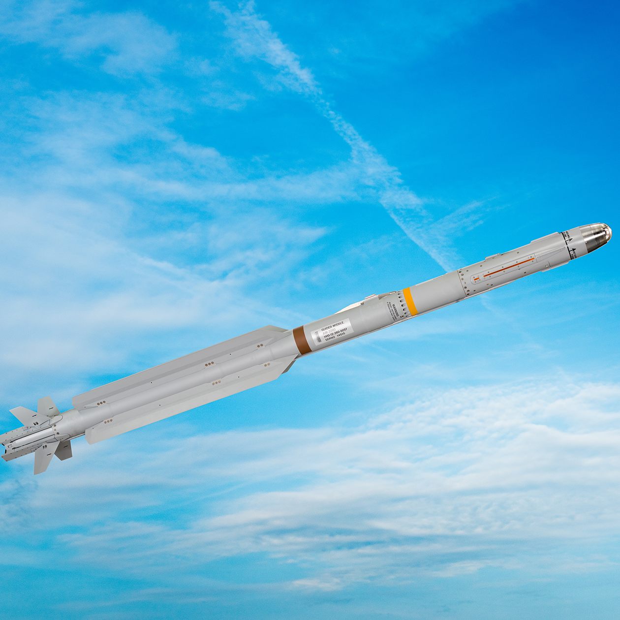 Der Lenkflugkörper IRIS-T wird unter Führung von Diehl Defence produziert und kommt bei zahlreichen europäischen Kampfflugzeugen zum Einsatz – künftig soll er auch auf US-Kriegsschiffen integriert werden.