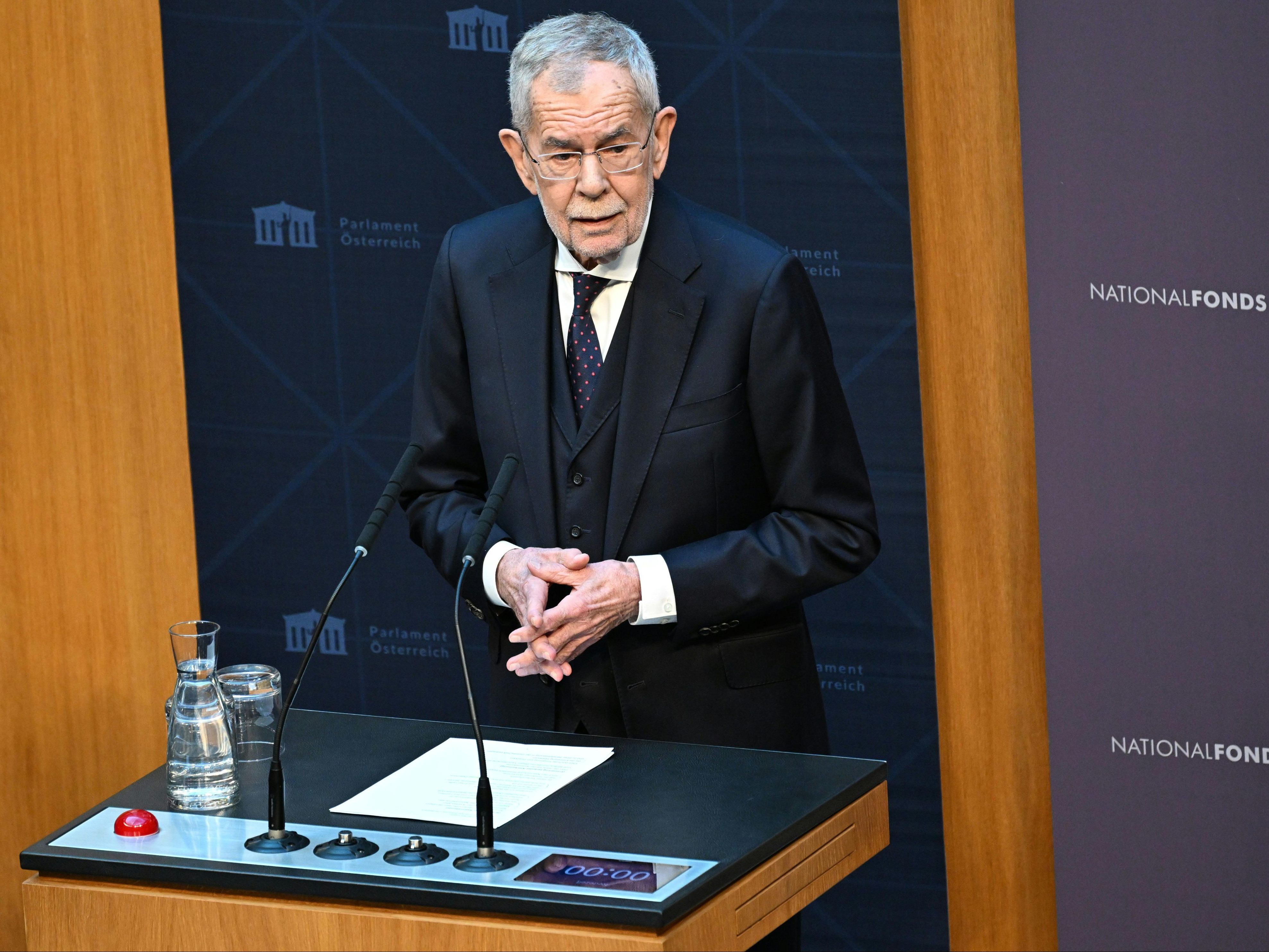 Der Bundespräsident würdigte den Nationalfonds als "Brückenbauer".
