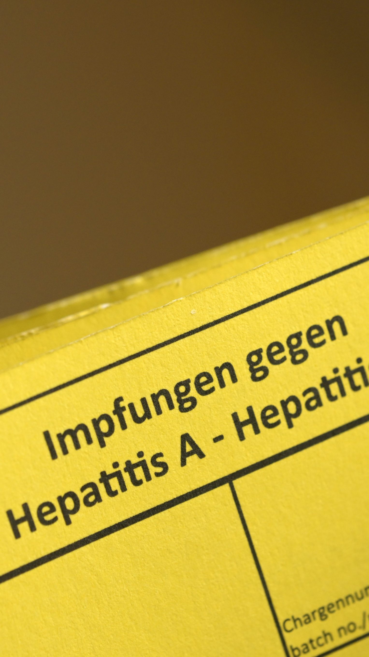 Die Impfempfehlung für Hepatitis A wurde gestrichen.
