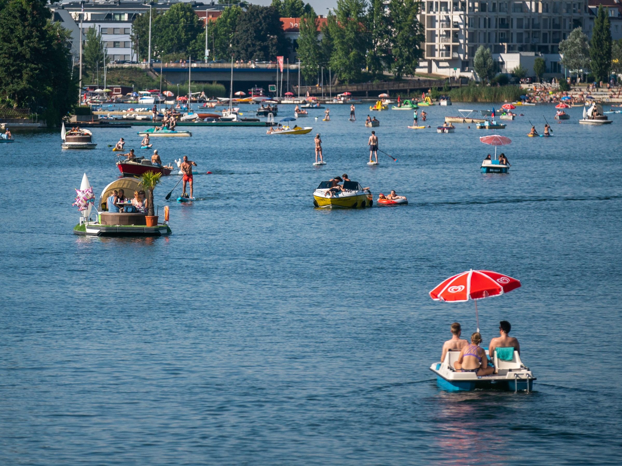 Tempolimit, Meldepflicht, Kontrolle: Schluss mit "Wildwest" auf der Alten Donau.
