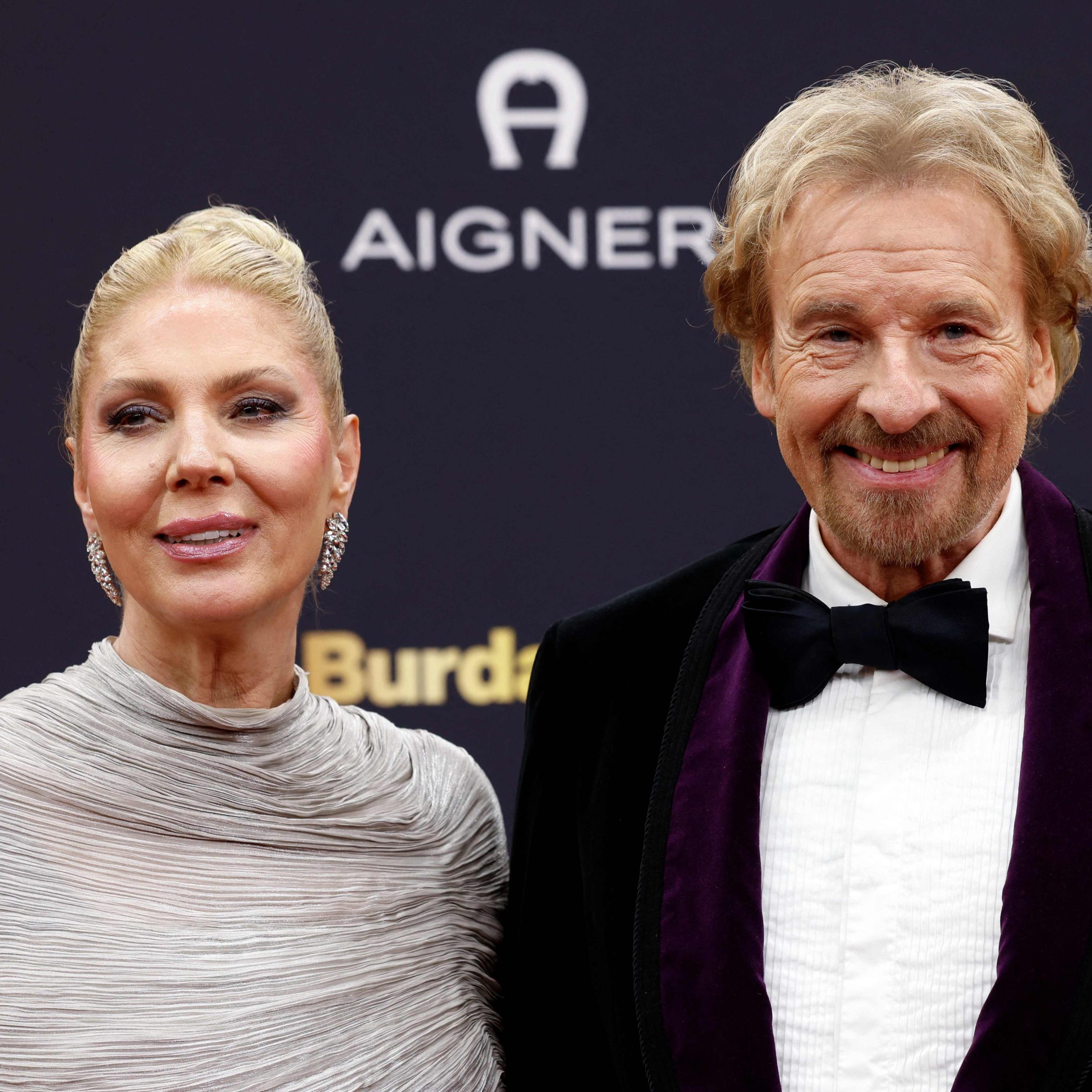 Thomas Gottschalk besuchte die Bambi-Verleihung mit seiner Frau Karina.