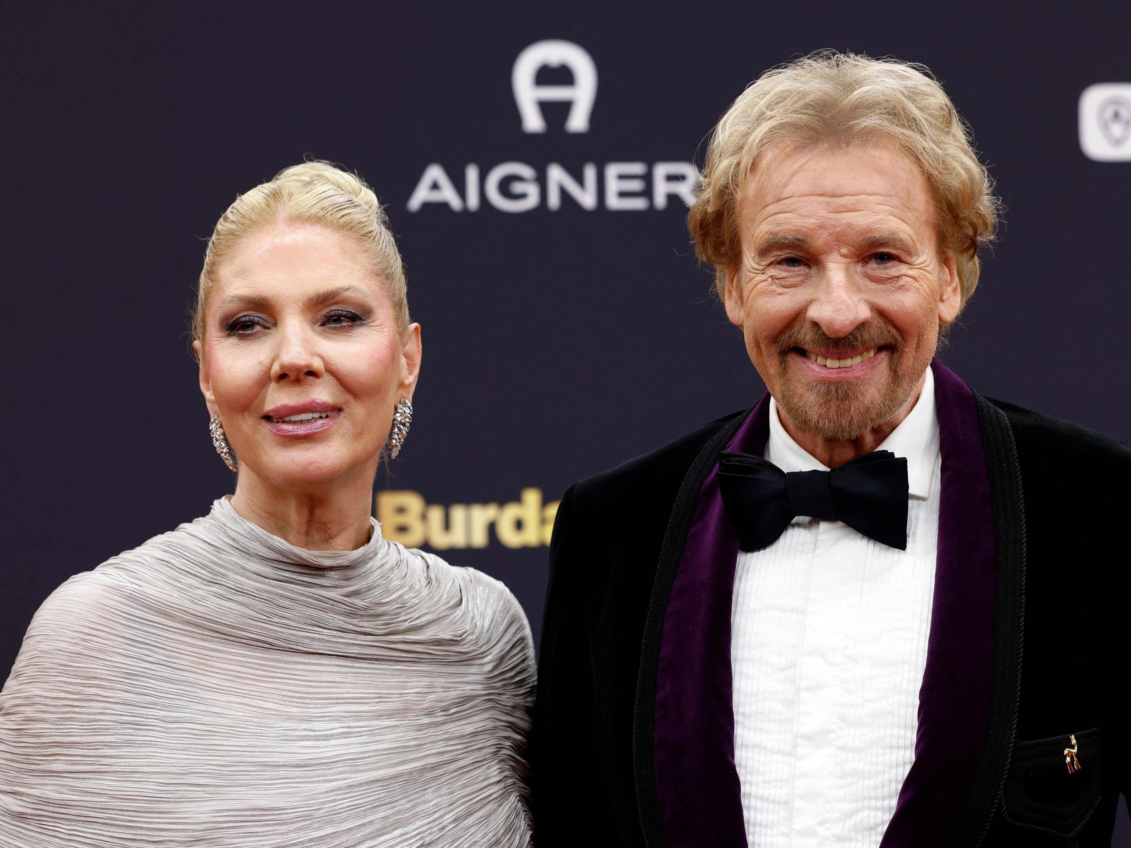 Thomas Gottschalk besuchte die Bambi-Verleihung mit seiner Frau Karina.