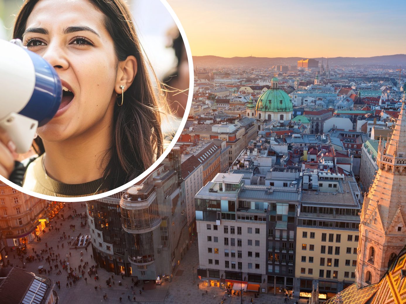 Protest-gegen-neue-Video-berwachung-Demo-am-Abend-in-Wien