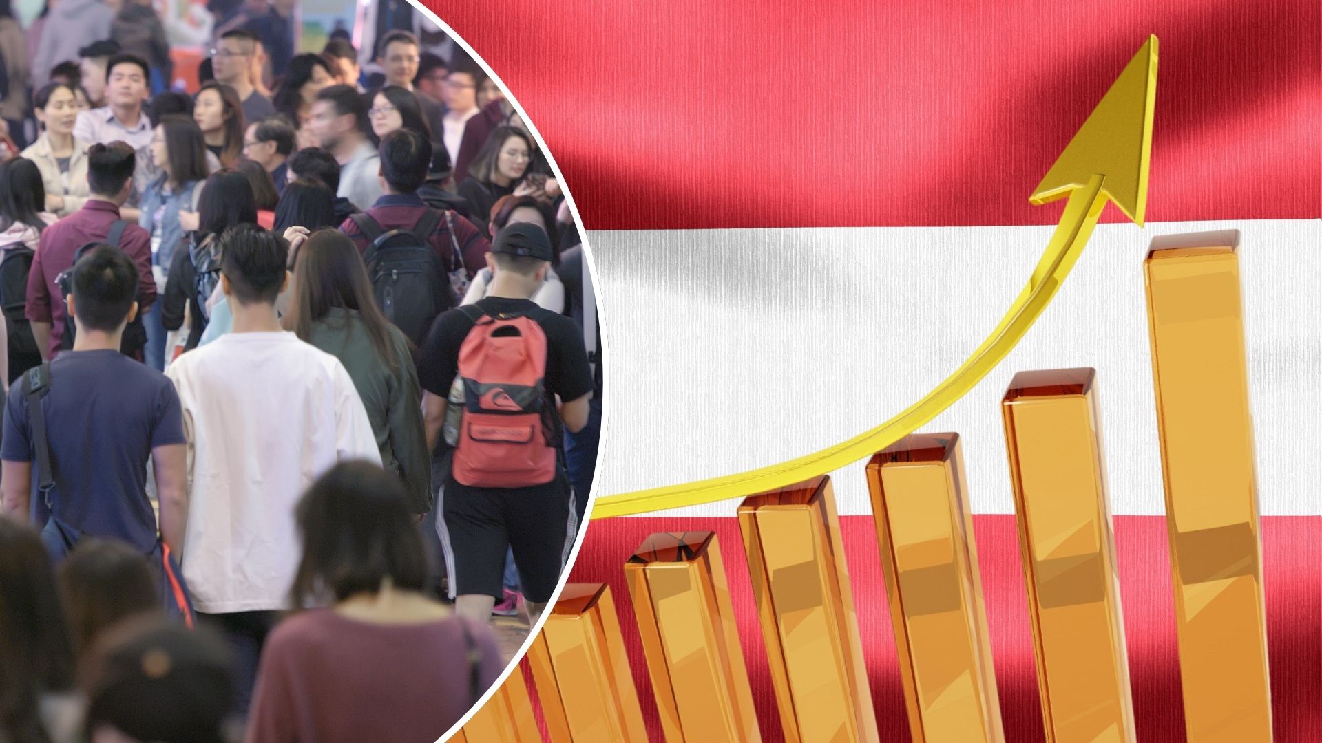 Österreichs Bevölkerung schrumpft ab 2040