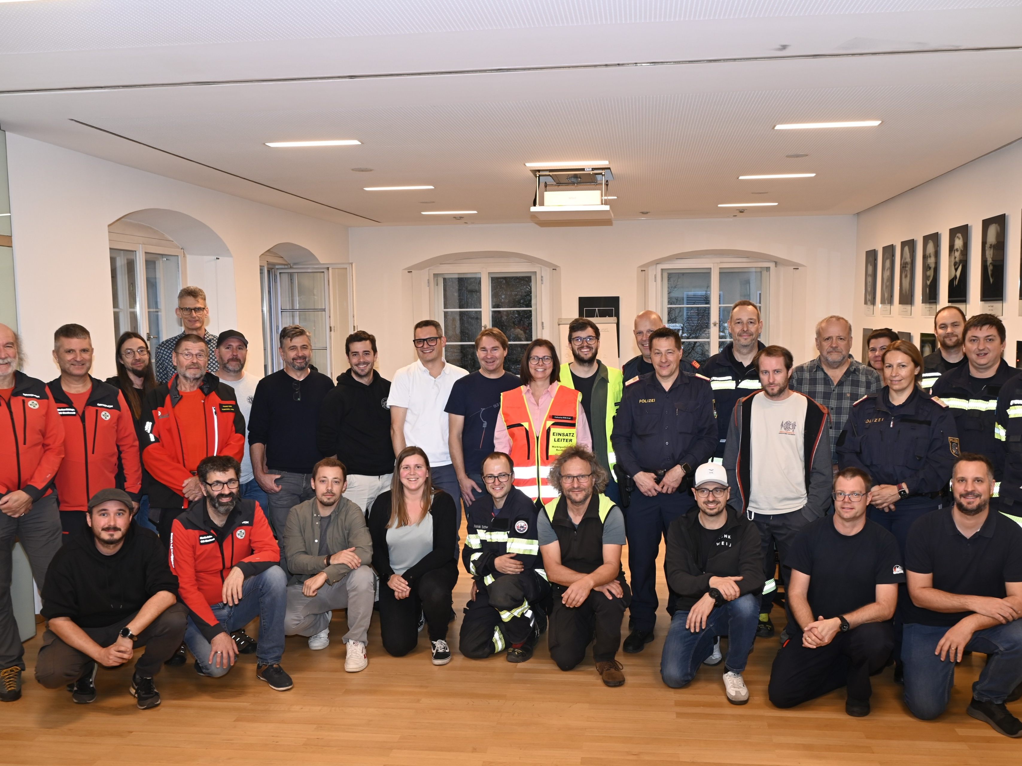 Der Kristenstab der Marktgemeinde Rankweil probte den Ernstfall.