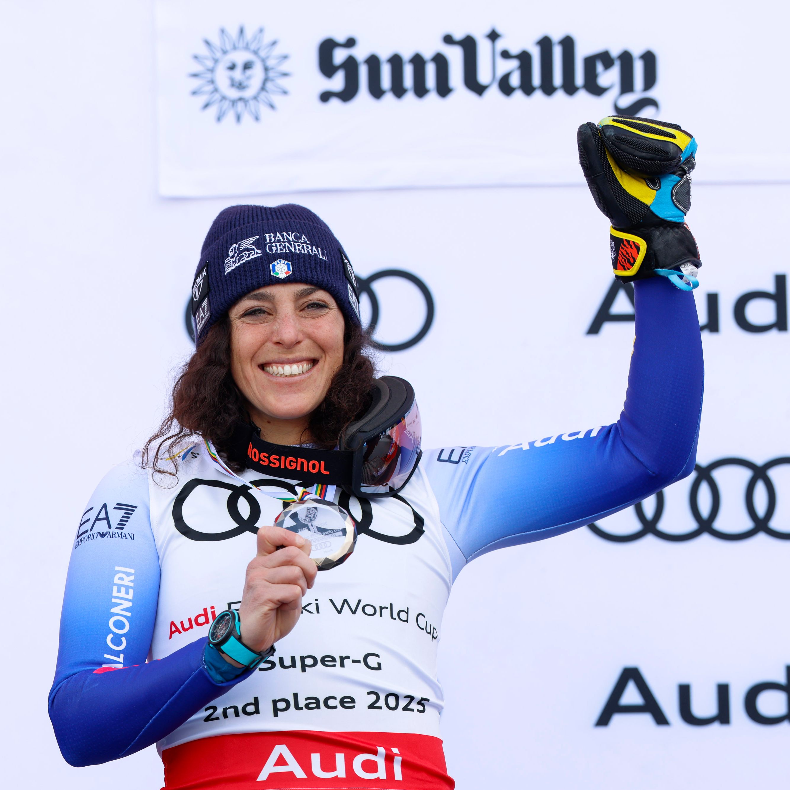 Federica Brignone belegte den zweiten Platz in der Super-G Gesamtwertung der Saison 2024/25.