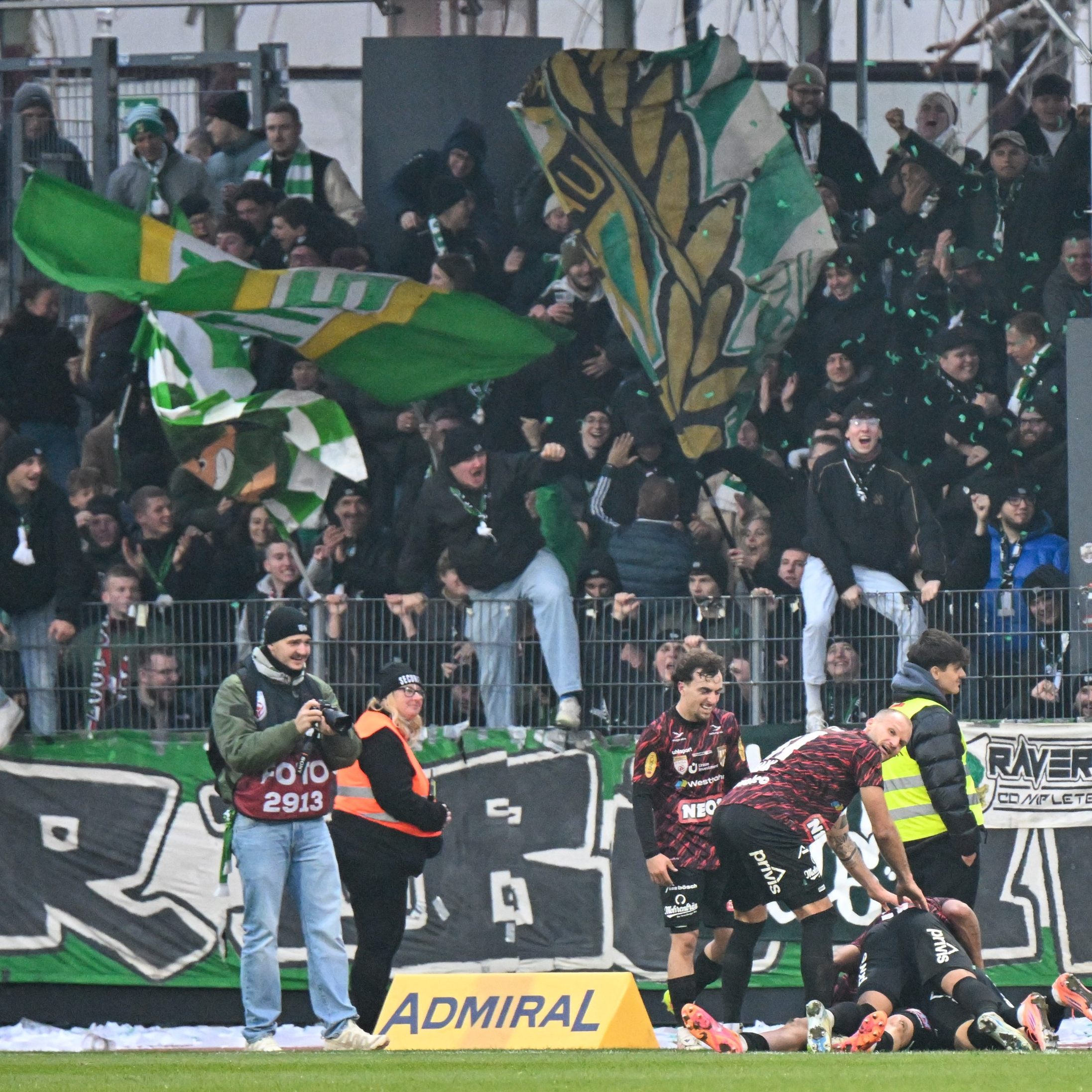 Lustenau holte sich den Sieg im Derby gegen Bregenz