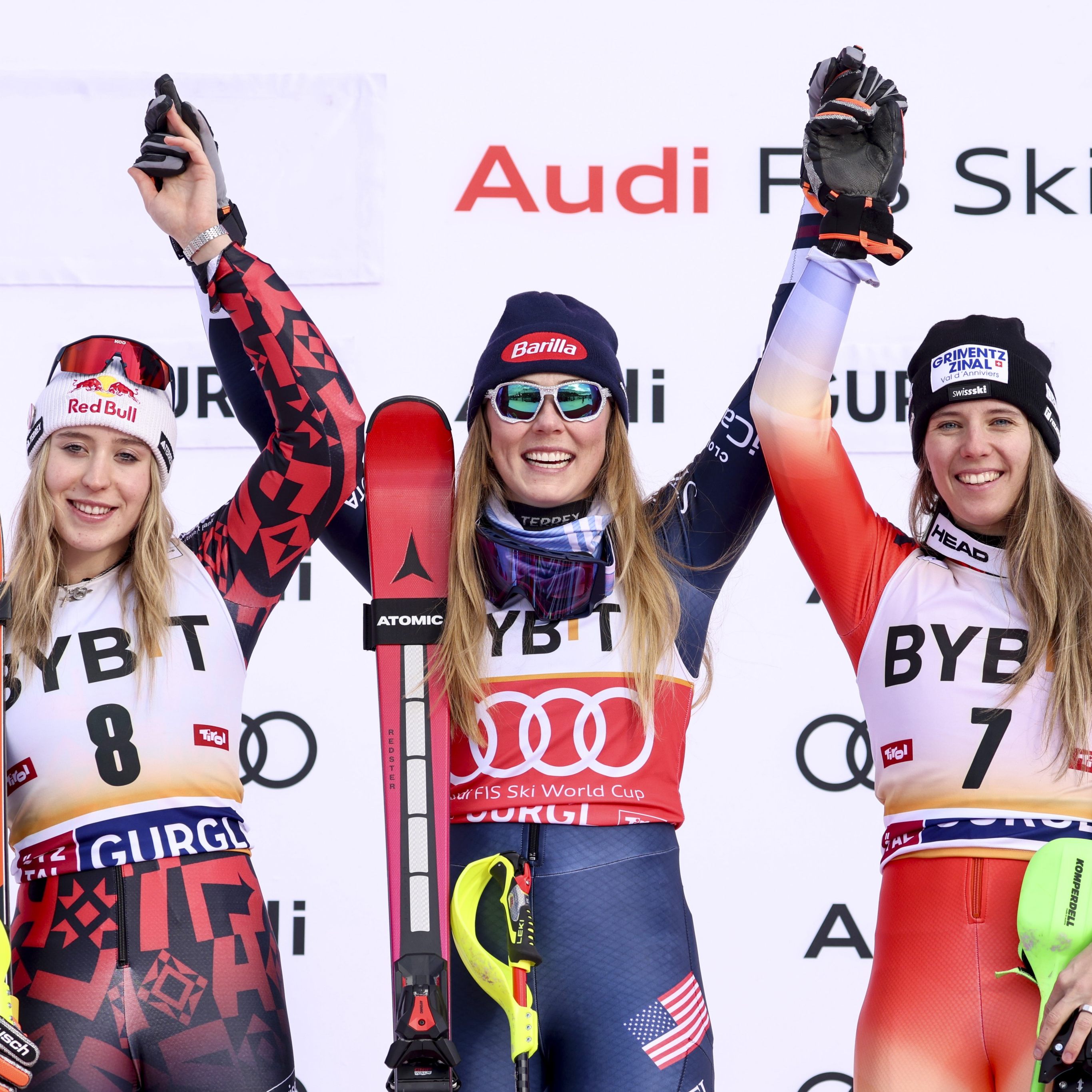 Mikaela Shiffrin sicherte sich auch den Sieg im zweiten Slalom der Saison.