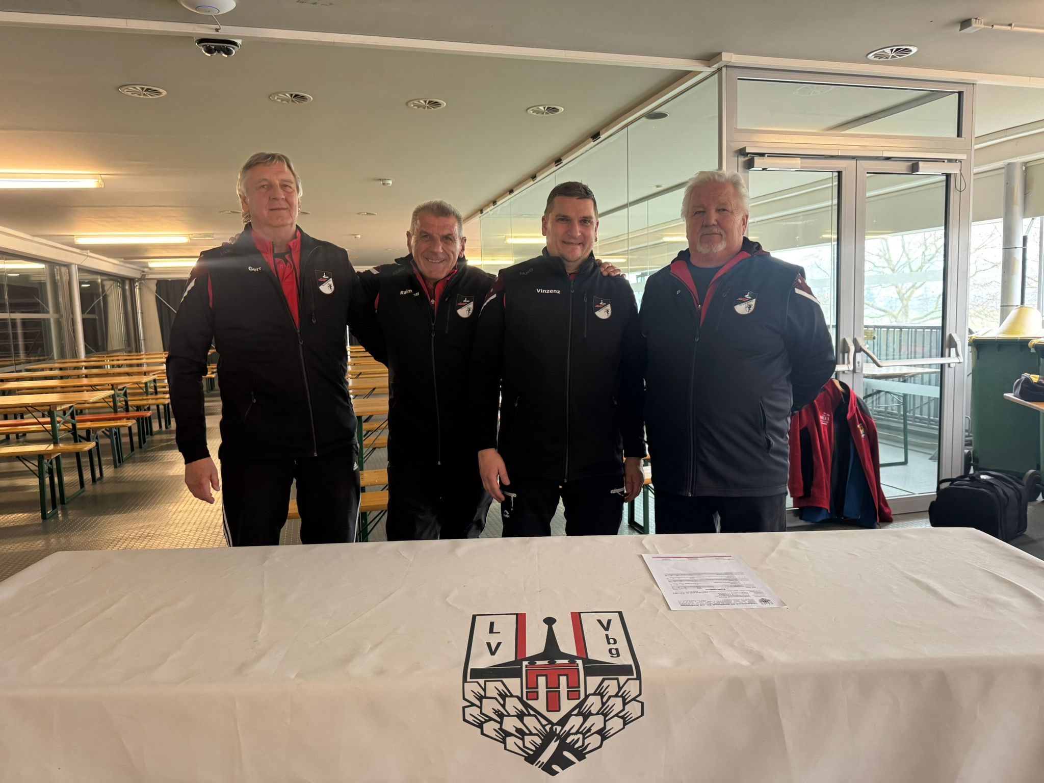 von links Gerhard, Mundl, Vinzenz und Erich