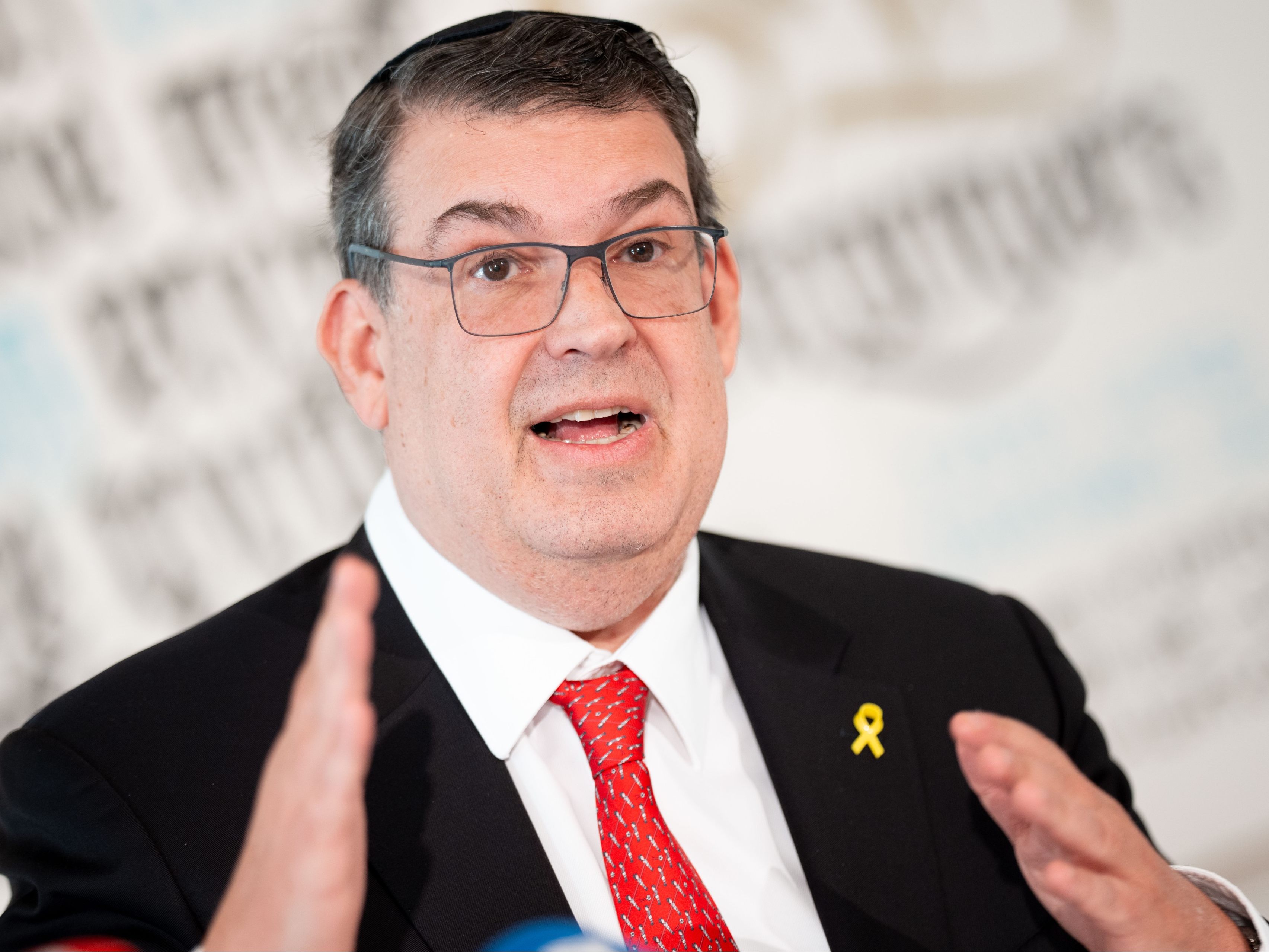 Der Präsidenten der Israelitischen Religionsgesellschaft Oskar Deutsch ist bei der Präsentation der "Nationalen Strategie gegen Antisemitismus" dabei.