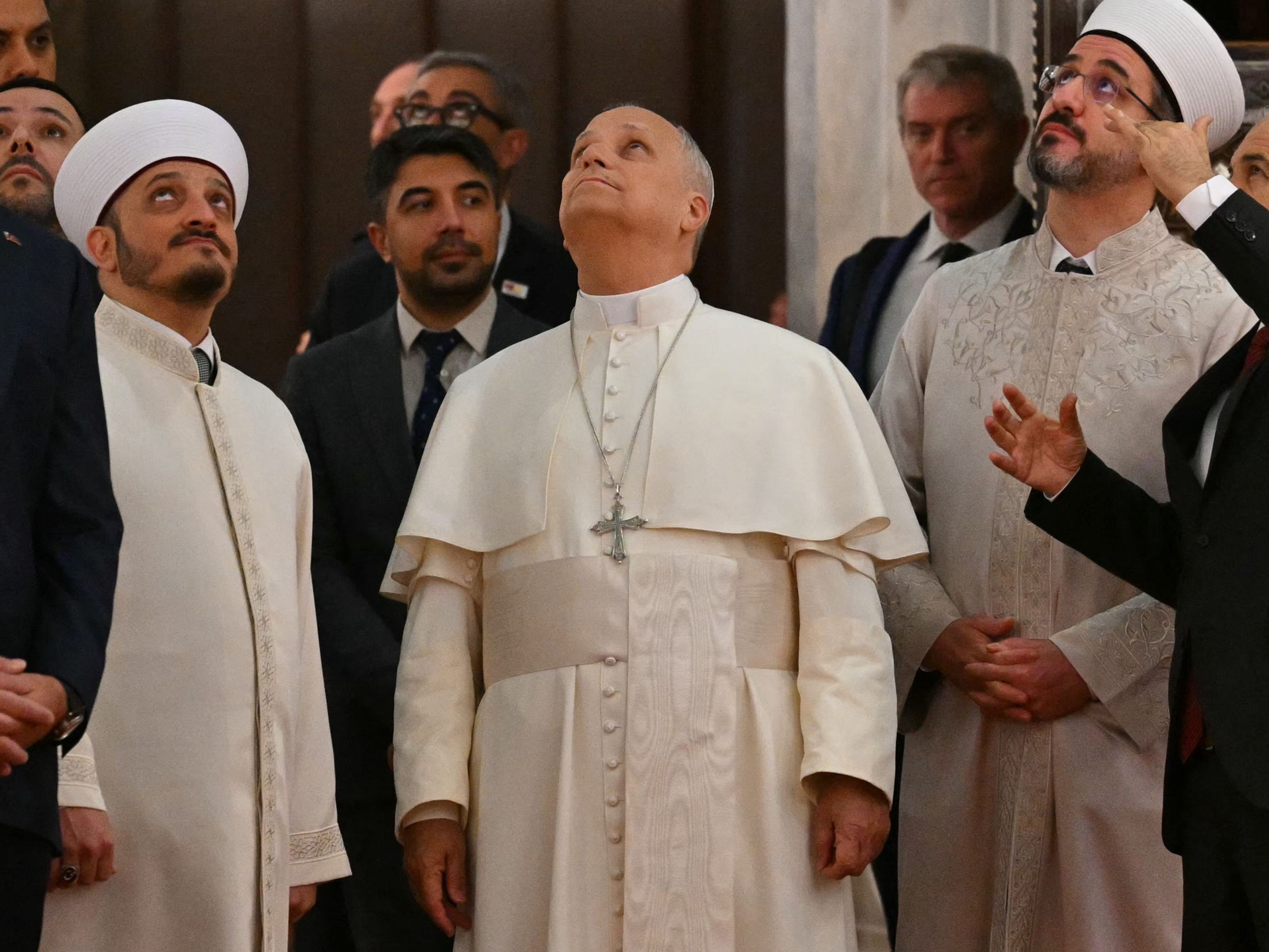 Papst-Leo-XIV-besuchte-Blaue-Moschee-in-Istanbul