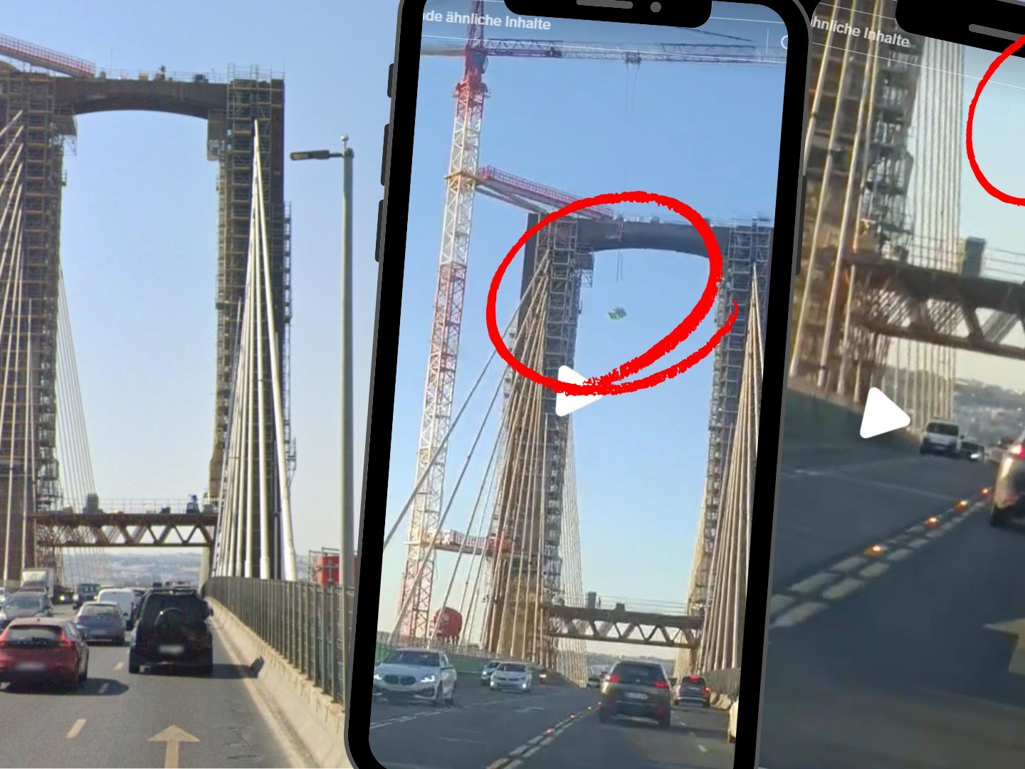 Toilette stürzt auf Autobahn – spektakulärer Vorfall im spanischen Sevilla.