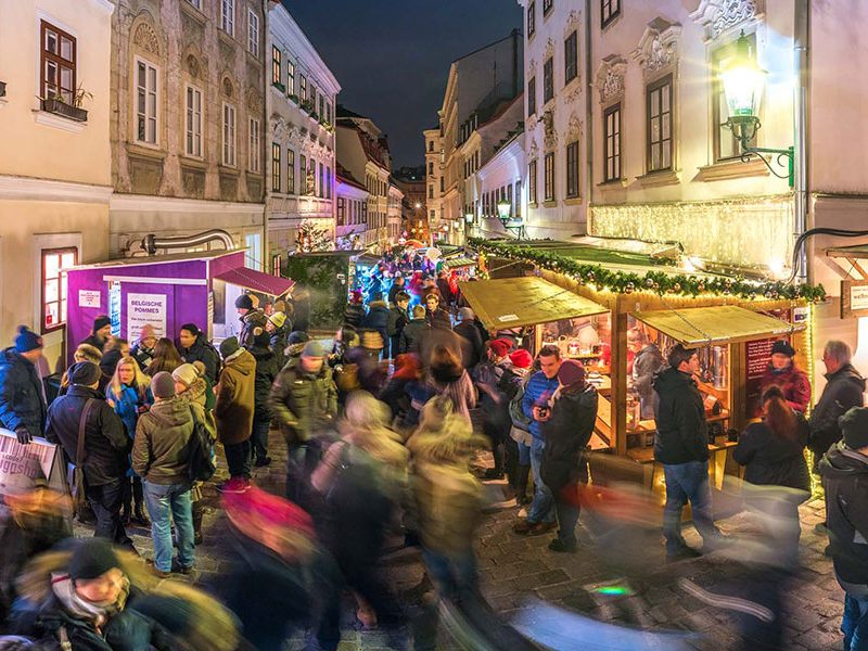 Weihnachtszauber am Spittelberg.