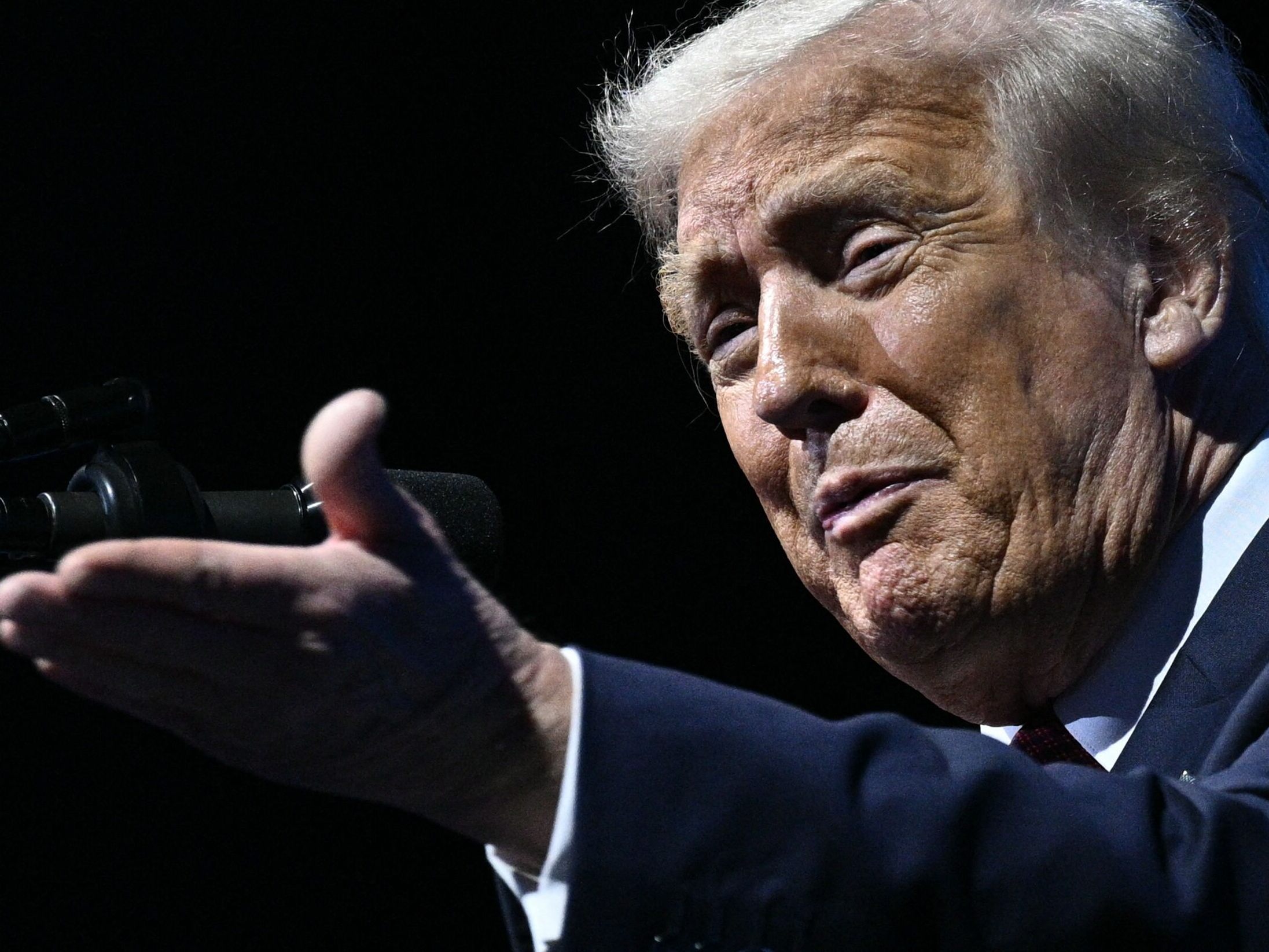 US-Präsident Donald Trump hat abermals das Schreckgespenst des Kommunismus beschworen.