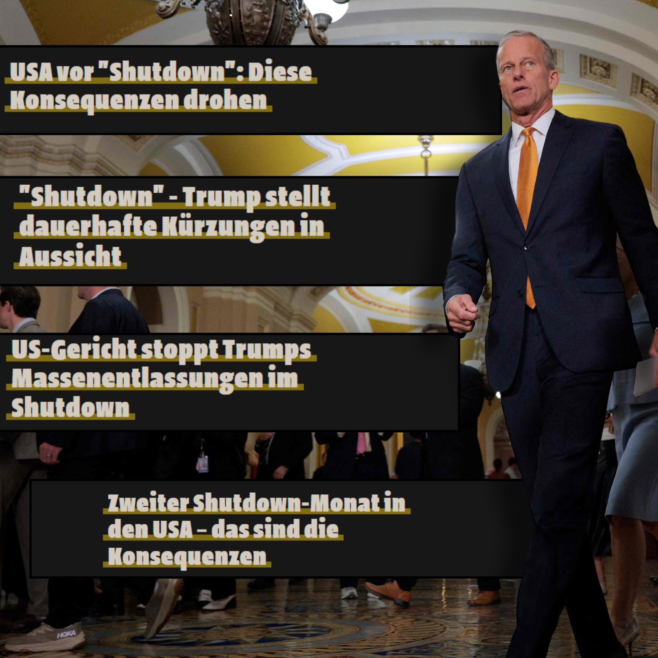 US-Shutdown: Kompromiss in Sicht nach 34 Tagen