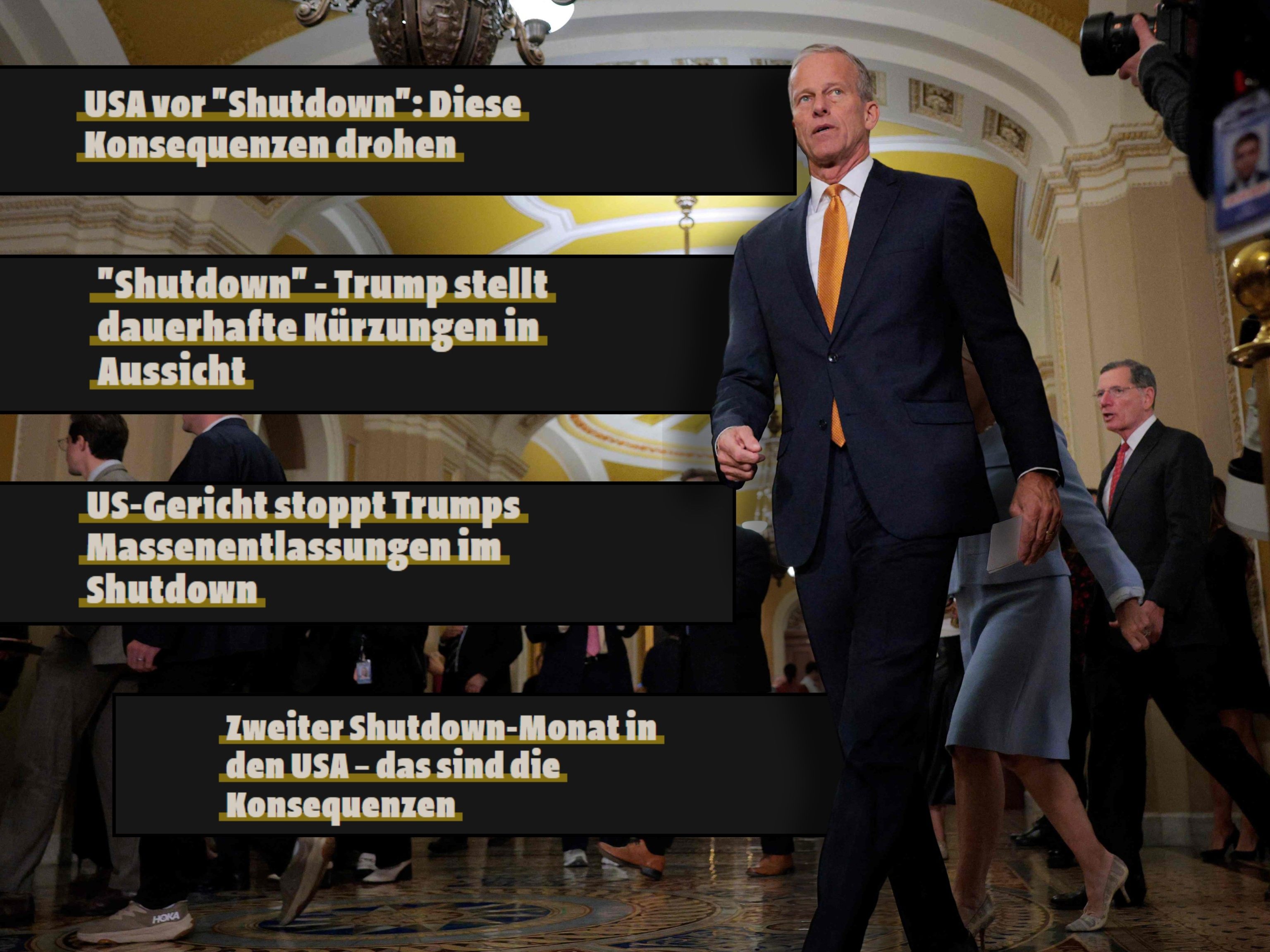 US-Shutdown: Kompromiss in Sicht nach 34 Tagen