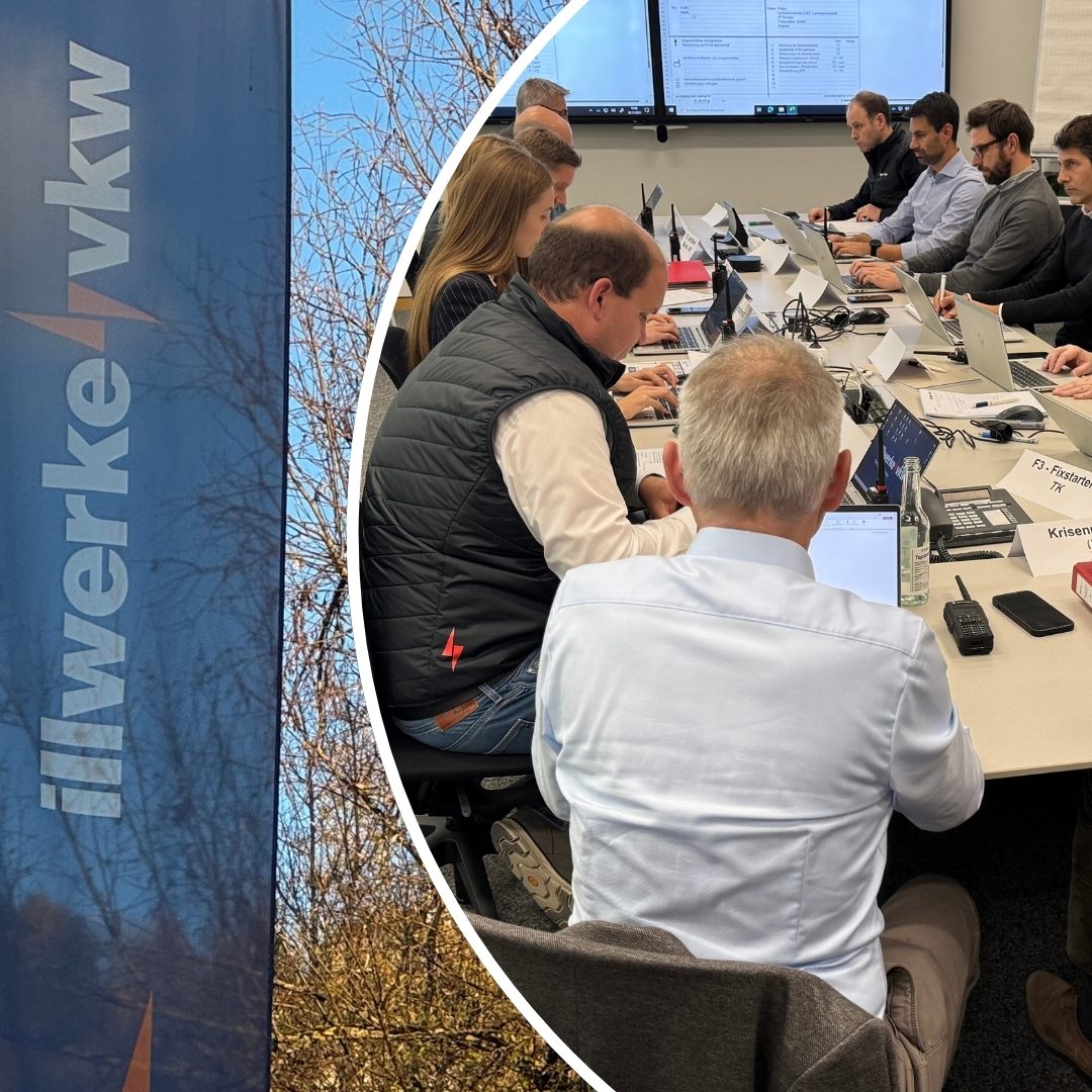 Der Ernstfall wird geprobt.