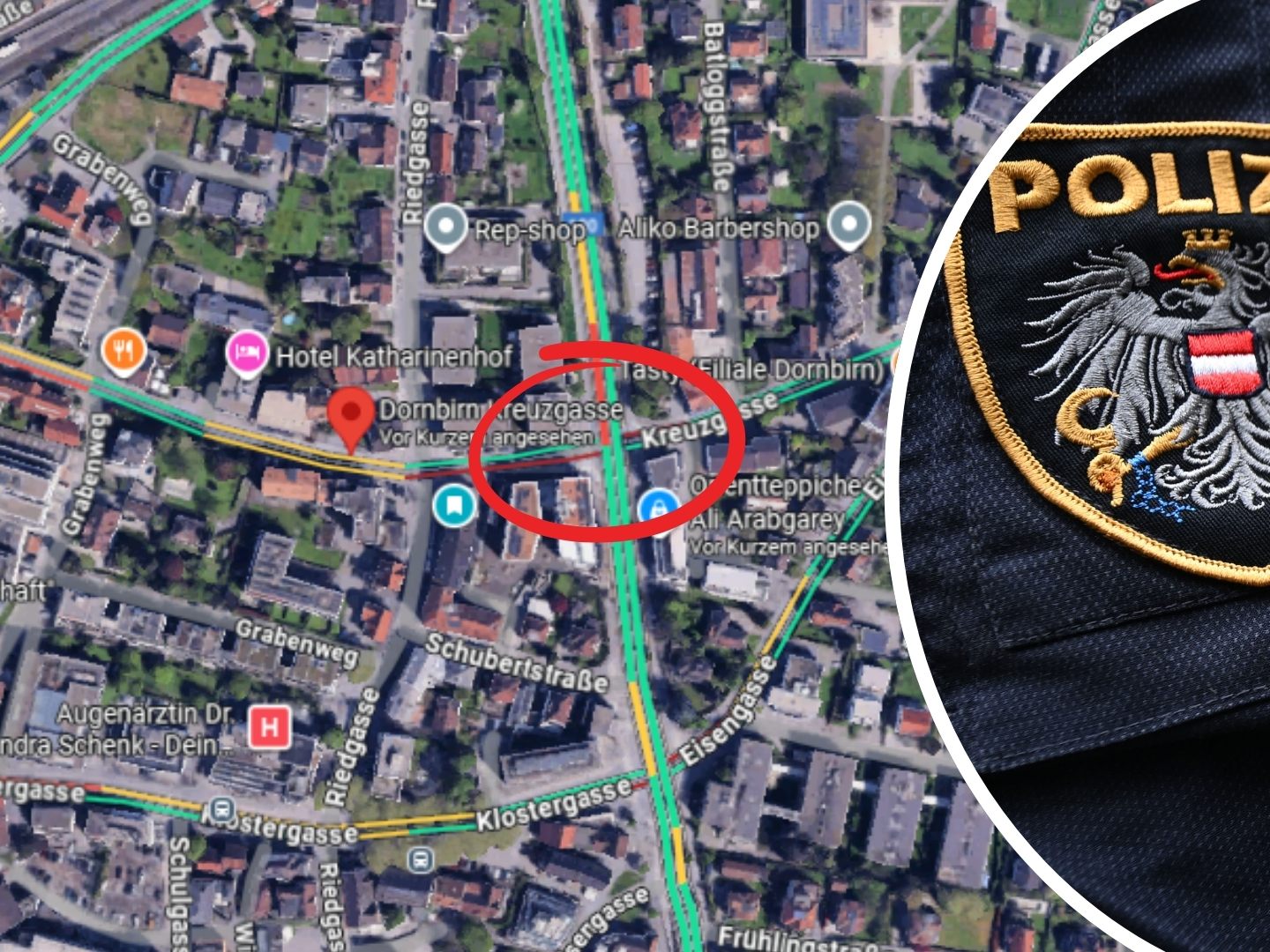 Auf der L 190 in Dornbirn, auf Höhe der Kreuzung Kreuzgasse, wurde am Sonntagabend eine 16-jährige Fußgängerin von einem unbekannten Pkw erfasst und verletzt. Die Polizei bittet um Hinweise.