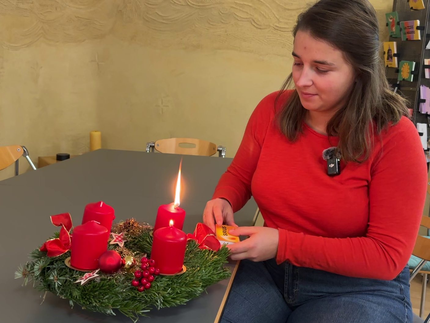 Anna Zeller denkt an jene, die im Advent mit Schicksalsschlägen konfrontiert sind.