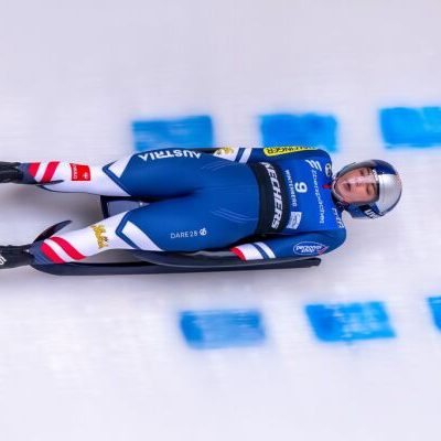 Hannah Prock auf dem Weg zu ihrem ersten Weltcupsieg