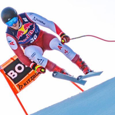 Felix Hacker verletzte sich im Jänner 2025 auf der Streif schwer