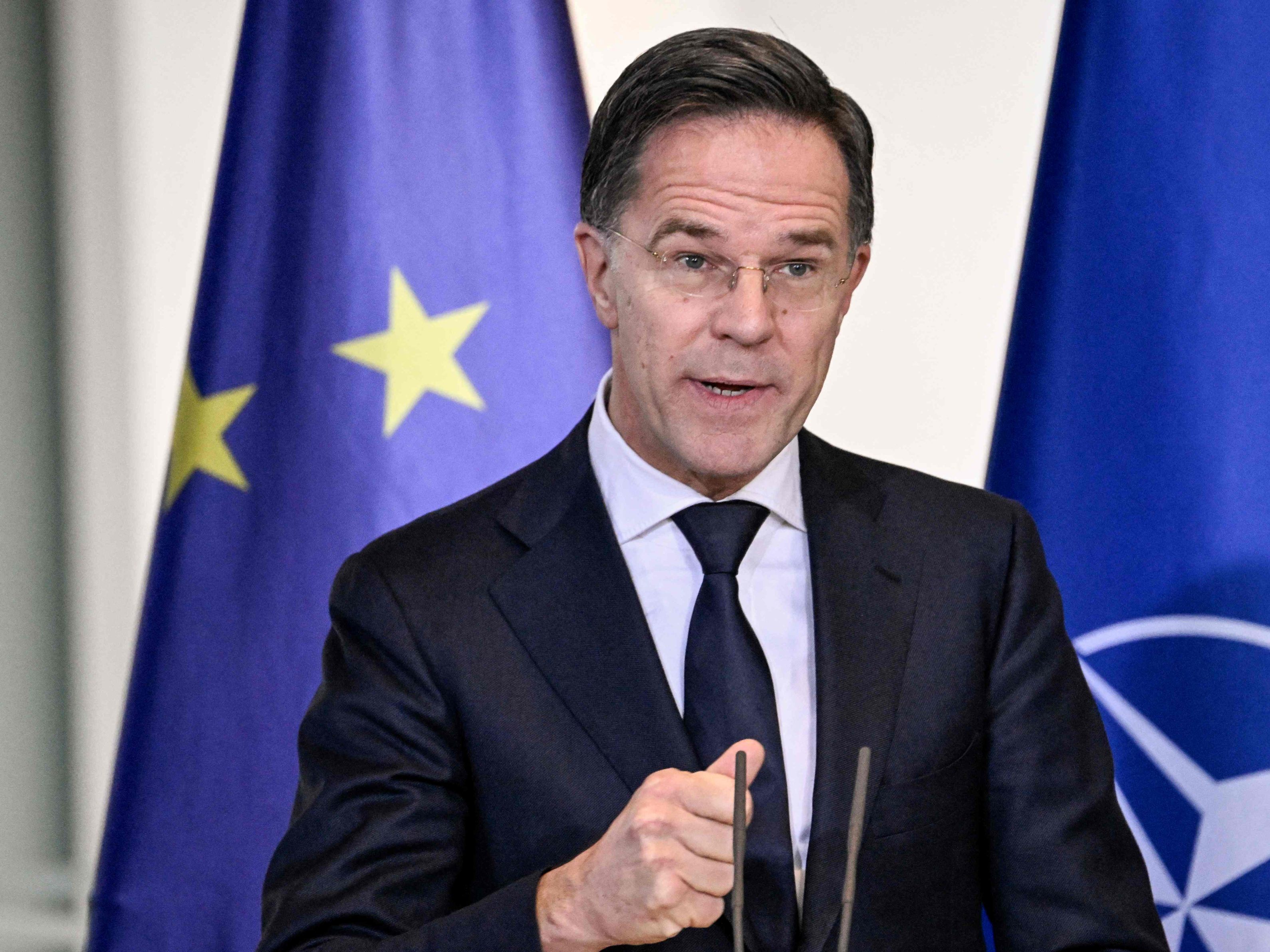 NATO-Generalsekretär Mark Rutte erwartet, dass es der russische Präsident Wladimir Putin nicht bei dem Krieg gegen die Ukraine belassen will.