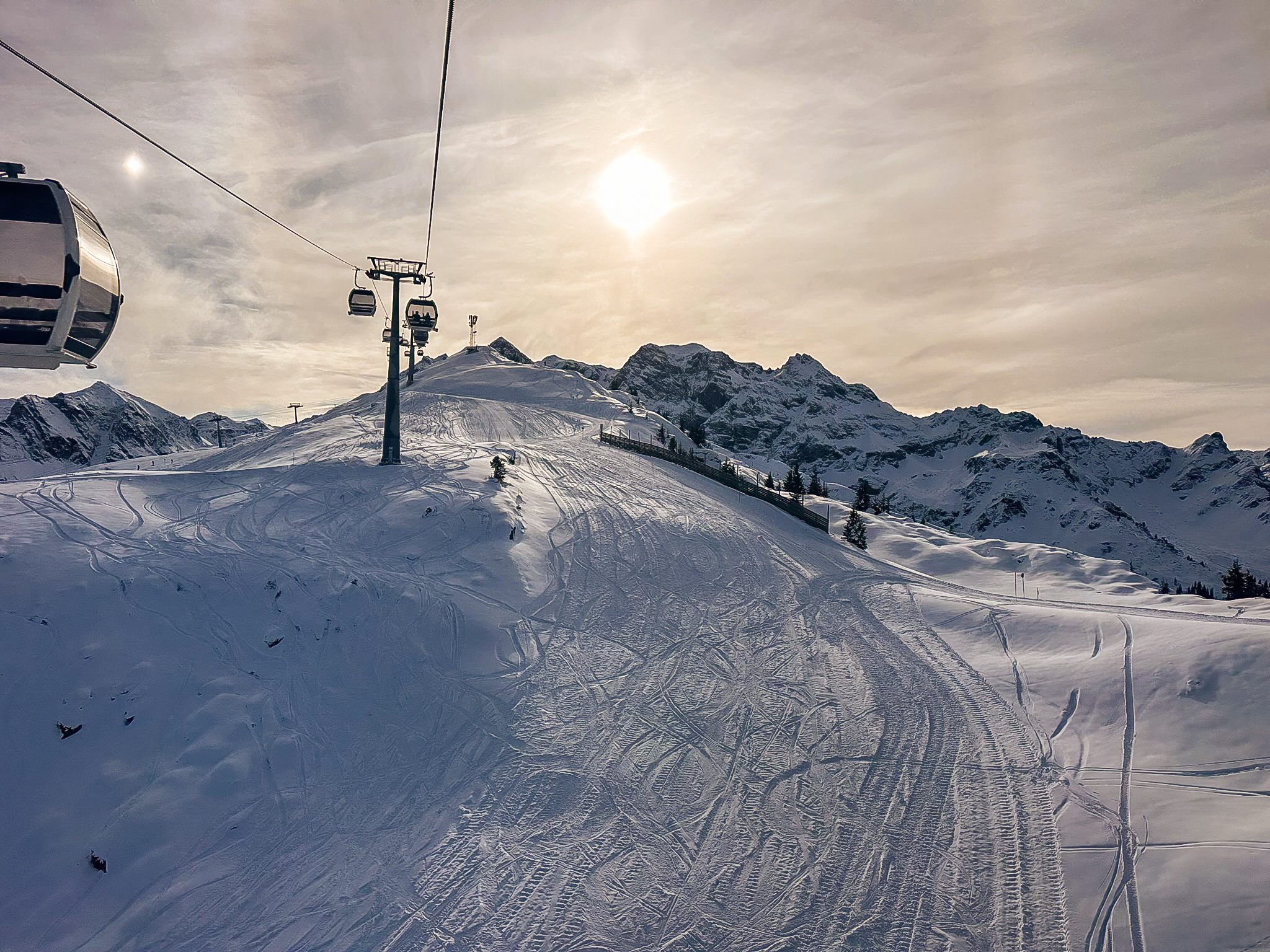 So ist die aktuelle Schneelage in Vorarlberg.