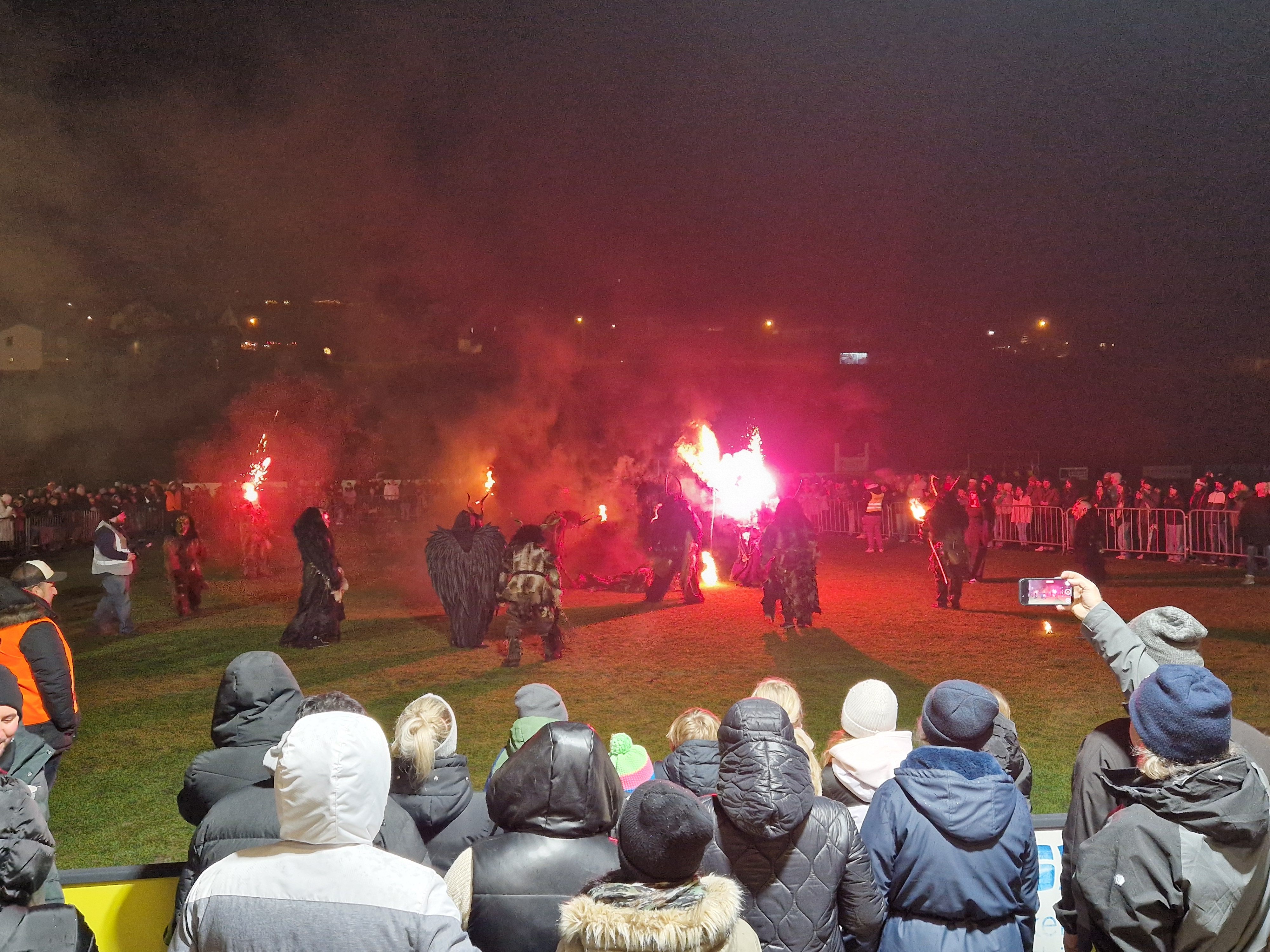 Krampus Show im Bobleter Stadion