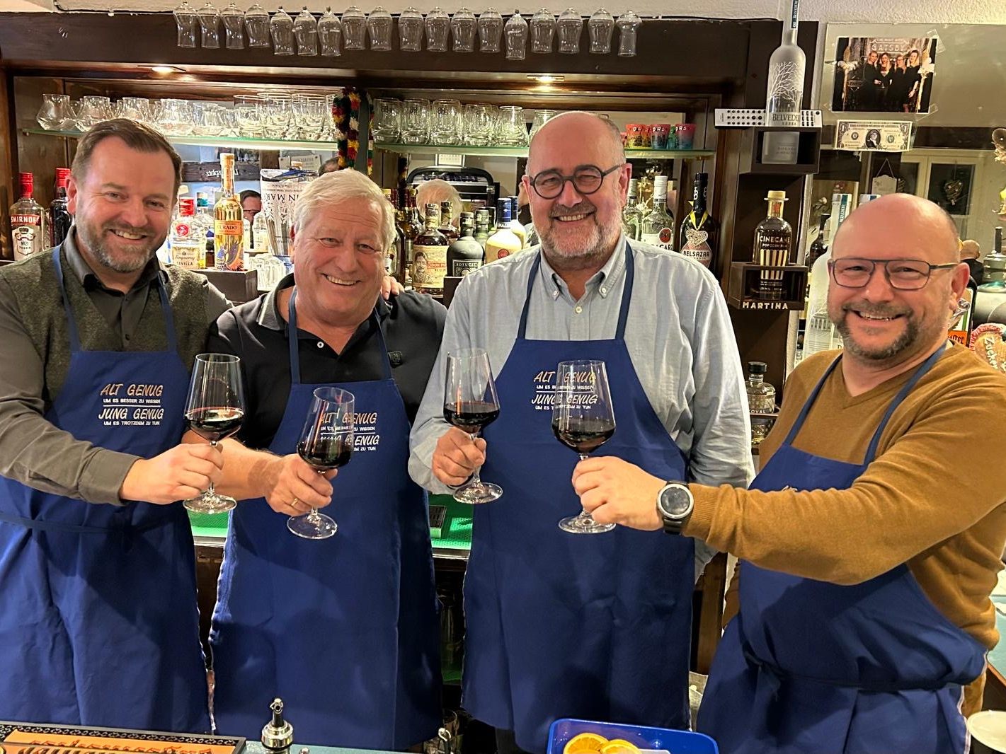 Andreas Rudigier, Armin Kleiner, Bernd Hartmann, Willi Brun