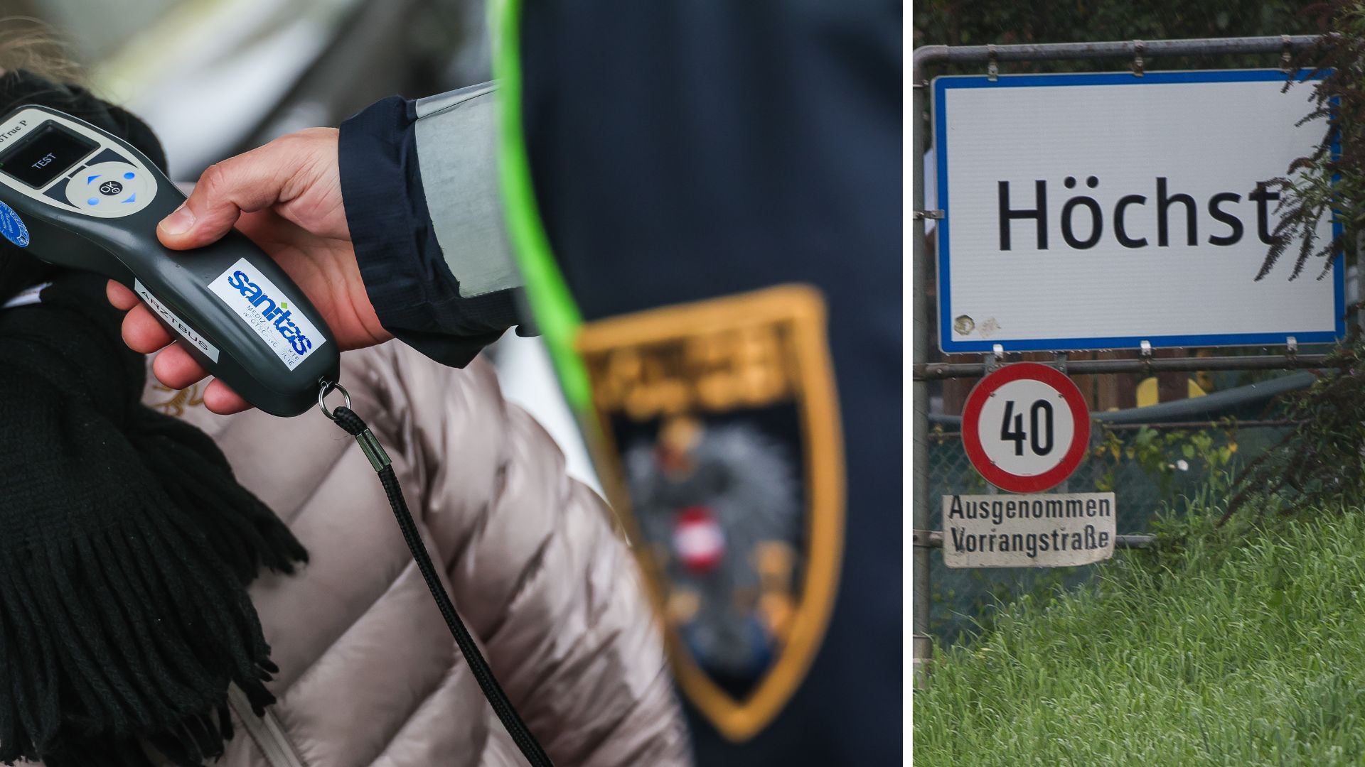 Auto überschlägt sich in Höchst: Unfalllenker (17) war alkoholisiert und ohne Führerschein unterwegs