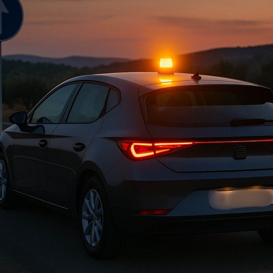 Spanien schafft Warndreieck ab: Neue Warnleuchte ab 2026 Pflicht.